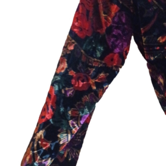 Retro/ vintage style Floral bolo velour look  Size 8 Blazer.Great used condition - Picture 6 of 12